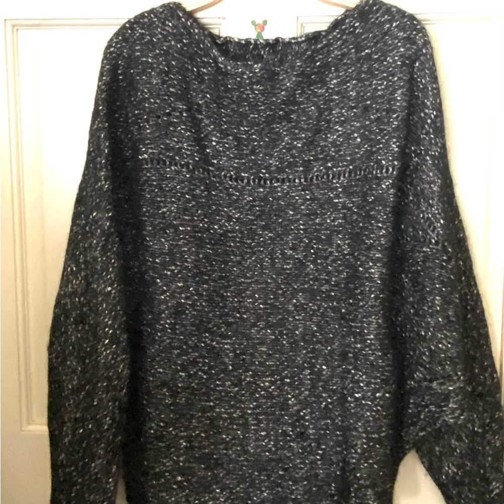 Nili Lotan Oversized Cotton /Alpaca Sweater